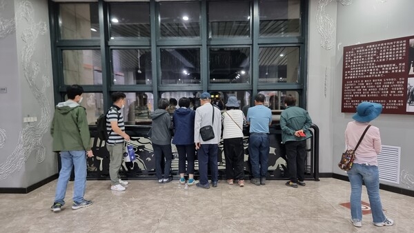 ▲ 안중근 의사가 이등박문을 처단한  내용을 알리는 전시관.