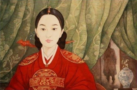 ▲ 프랑스에서 발견된 민비(1851~1895)의 초상화. (사진=meaningsoon 블로그 제공)