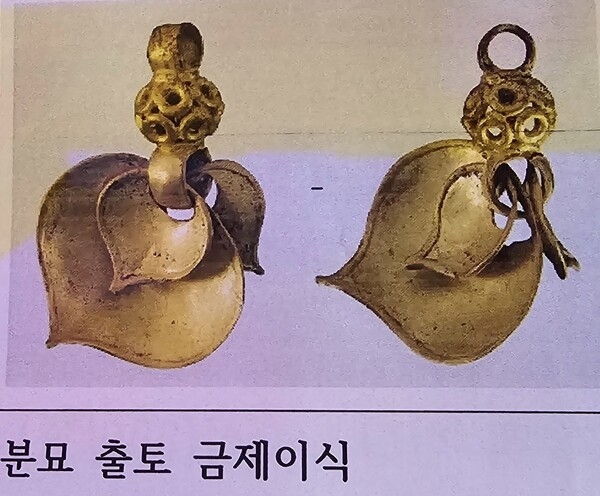 ▲금제 귀고리.